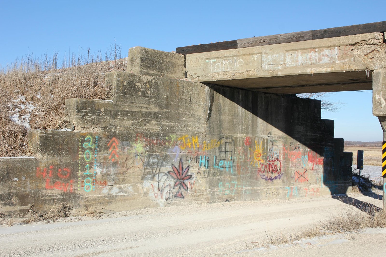 West abutment